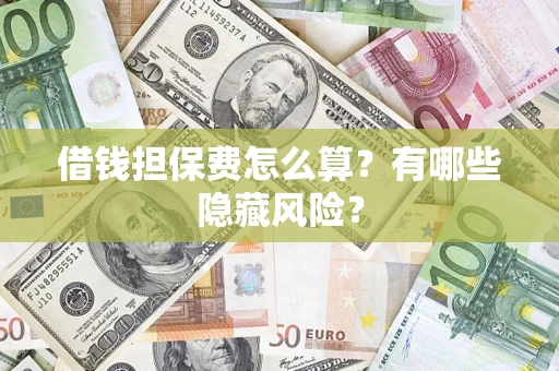济南借钱担保费怎么算？有哪些隐藏风险？