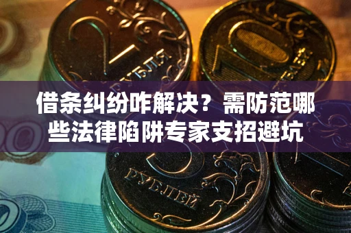 济南借条纠纷咋解决？需防范哪些法律陷阱专家支招避坑