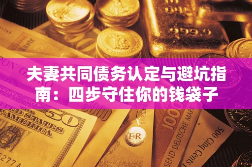济南夫妻共同债务认定与避坑指南：四步守住你的钱袋子