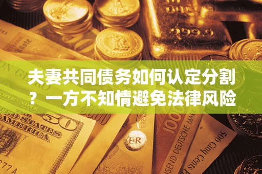 济南夫妻共同债务如何认定分割？一方不知情避免法律风险必看！